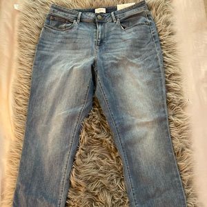 LOFT NWT jeans distressed at the ankle